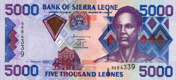 5000 sierra leonean leones