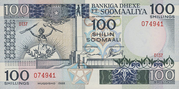 100 somali shillings