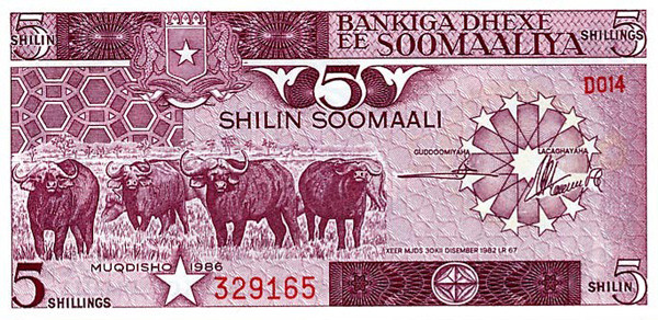 5 somali shillings