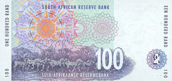 100 south african rands