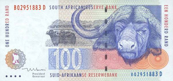 100 south african rands