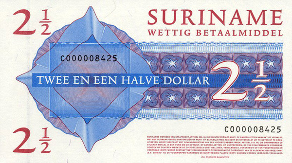 2 surinamese dollar