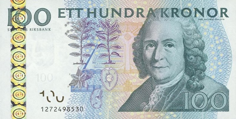 100 swedish kronas