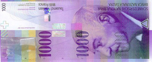1000 swiss franc