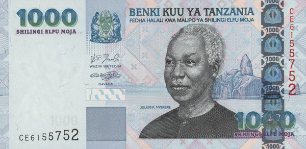 1000 tanzanian shillings