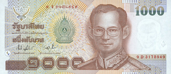 1000 thai bahts