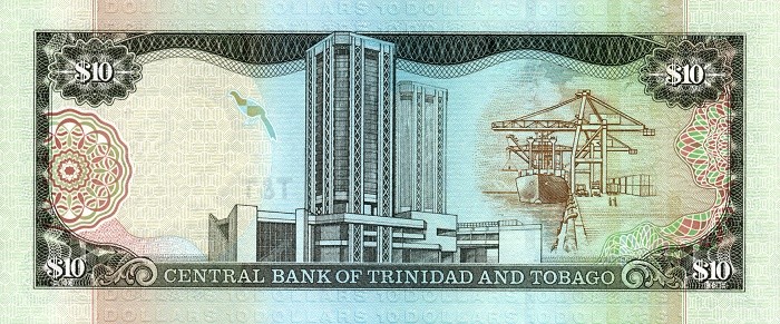 10 trinidad and tobago dollar