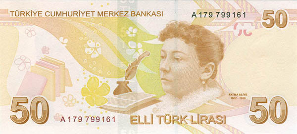 50 turkish liras