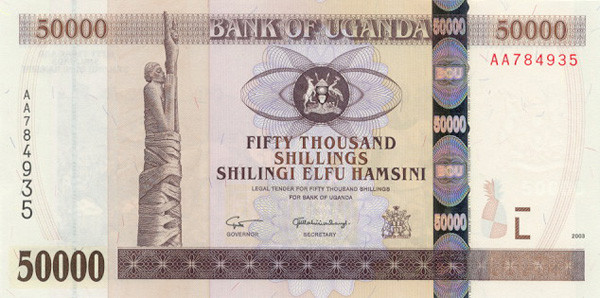 50000 ugandan shillings