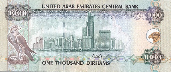 1000 uae dirhams