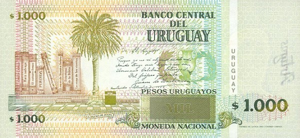20 uruguayan pesos
