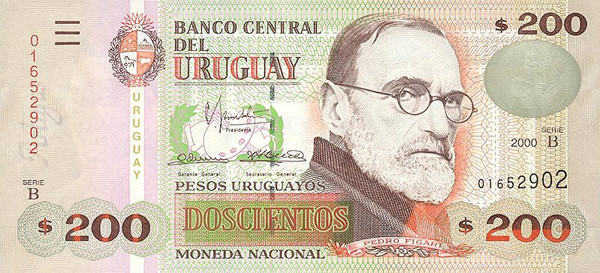 20 uruguayan pesos
