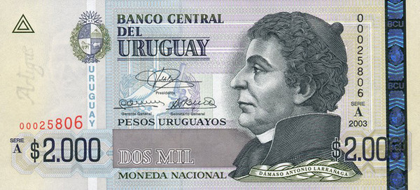 20 uruguayan pesos