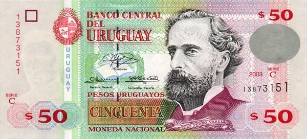 20 uruguayan pesos