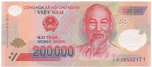 200000 vietnamese dongs