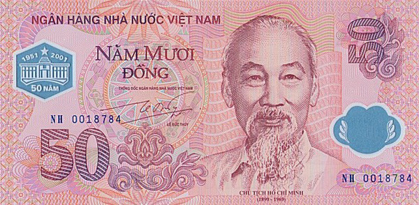 50 vietnamese dongs