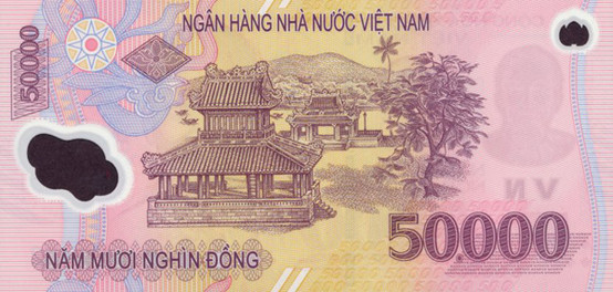 50000 vietnamese dongs