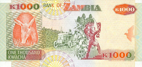1000 zambian kwacha