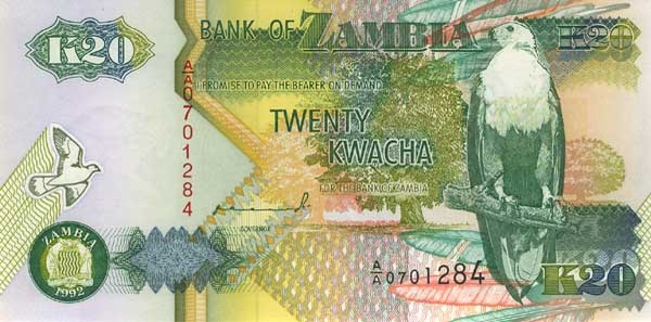 20 zambian kwacha