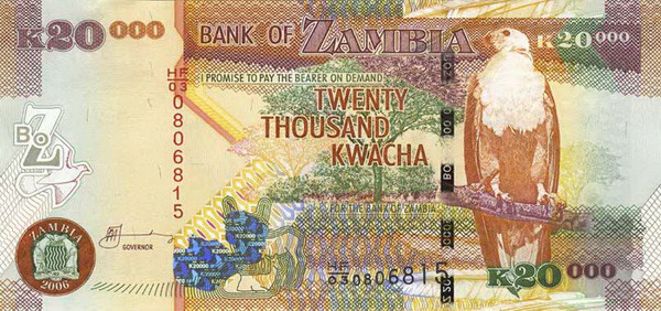 20000 zambian kwacha
