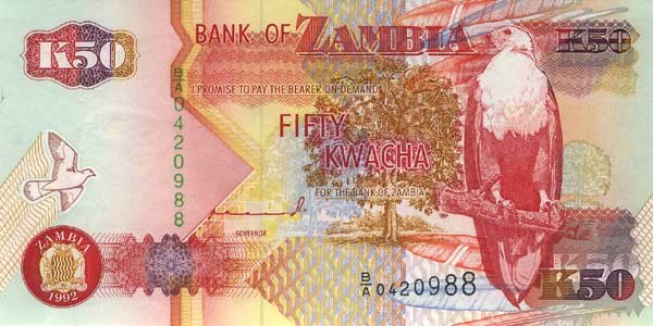 50 zambian kwacha