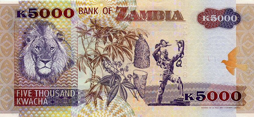 5000 zambian kwacha