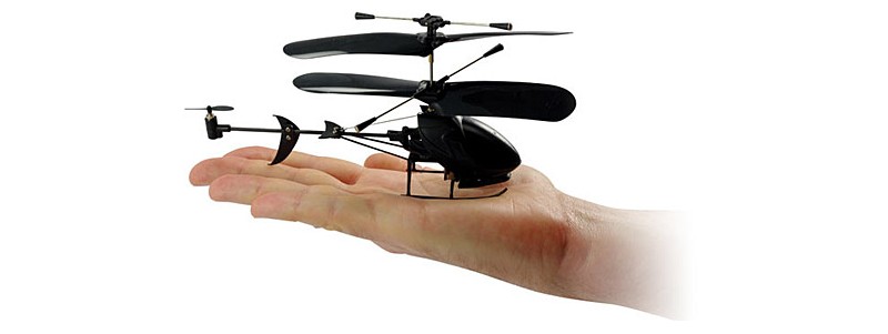Black Stealth Helicopter R/C Helicopter