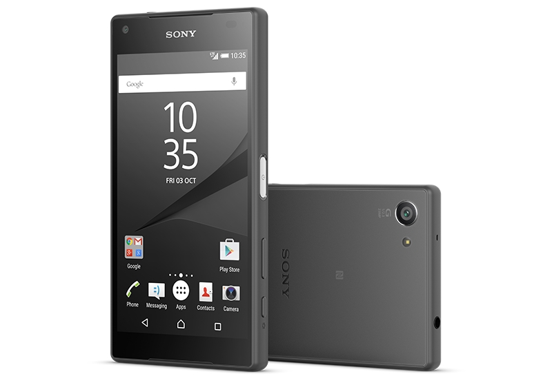 Sony Xperia Z5 Compact Black Front Back