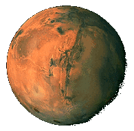 Mars, 4th planet from the sun